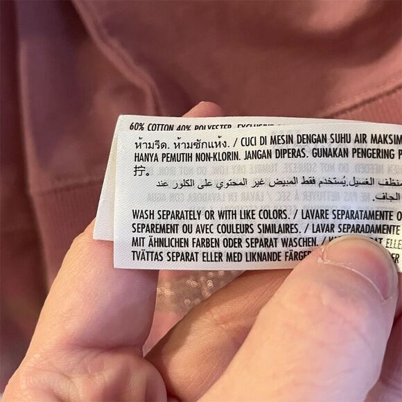 Disney Women's Pink 50th Anniversary Pullover Sweatshirt Size M - Picture 9 of 11